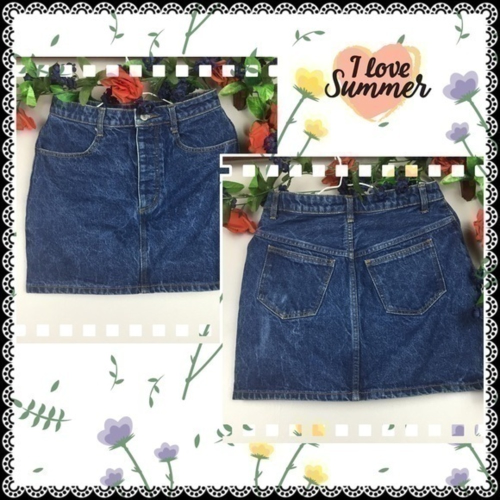 LIKE NEW💕J. GALT CALIFORNIA Denim Jeans Mini Skirt Medium